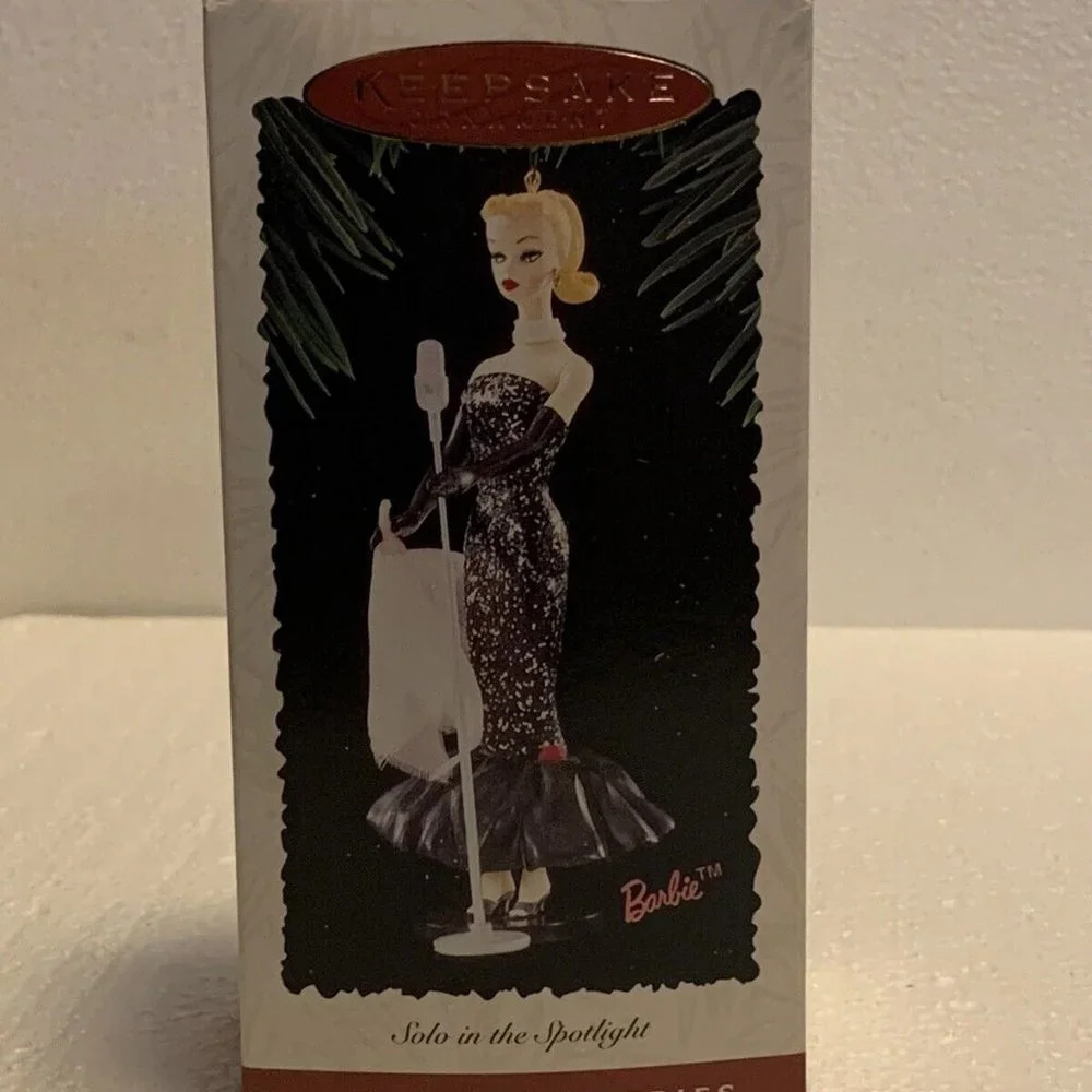 Hallmark Barbie Christmas Keepsake Ornament - Solo In The Spotlight